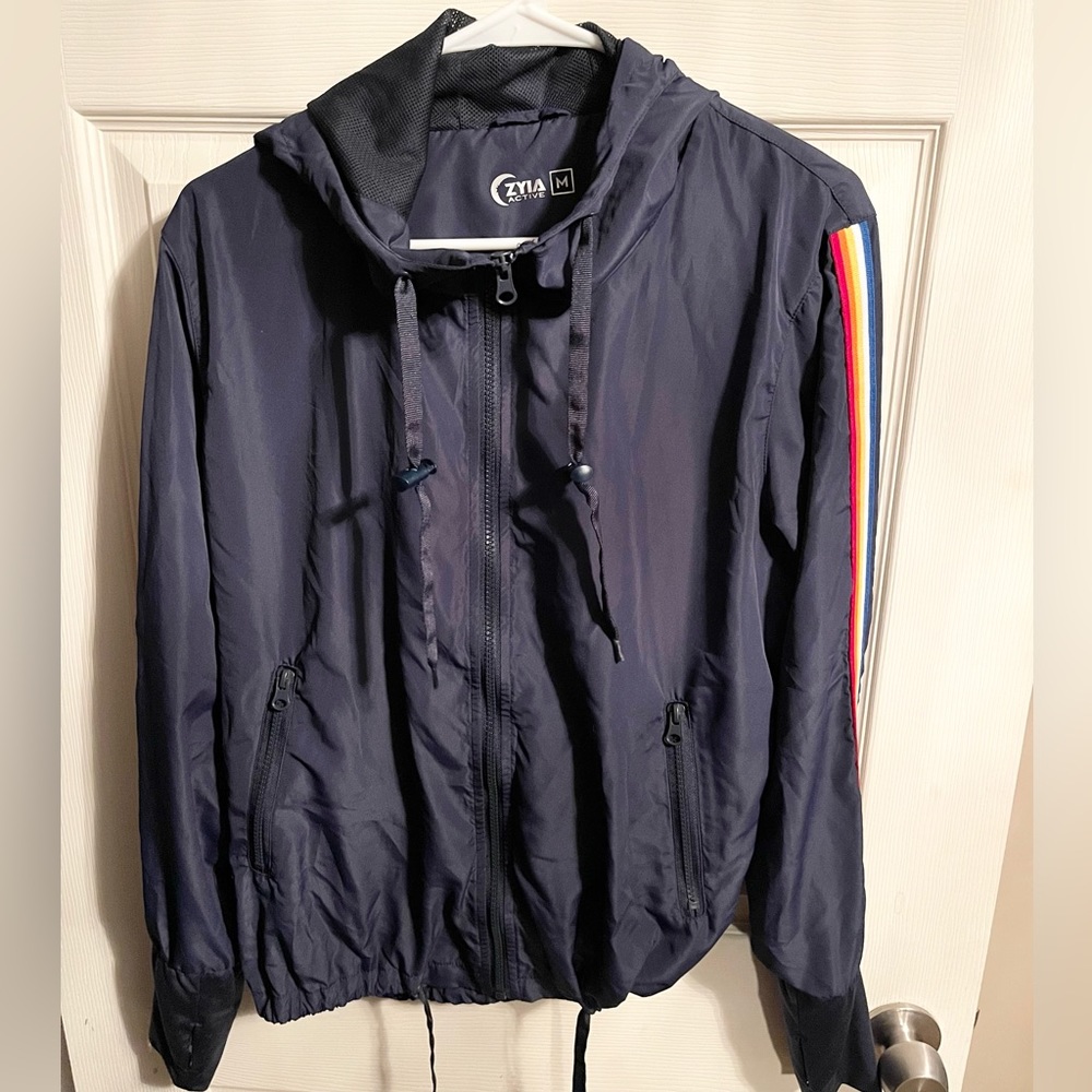 Zyia Active Rainbow Bomber Jacket